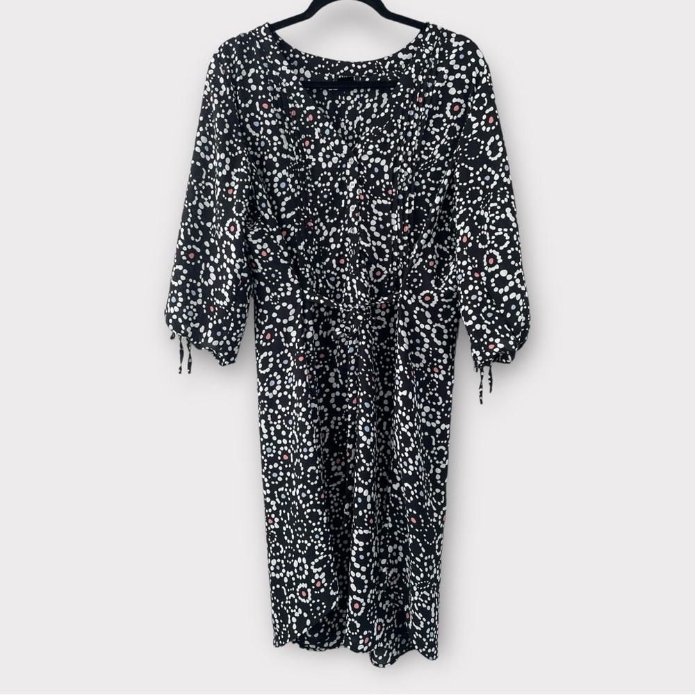 Plus Size Belted Floral Dress